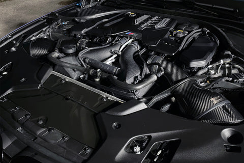 CSF 16-21 BMW M5 (F90) / 17-21 BMW M8 (F91/F92/F93) Twin Charge-Air-Cooler Set - Crinkle Black