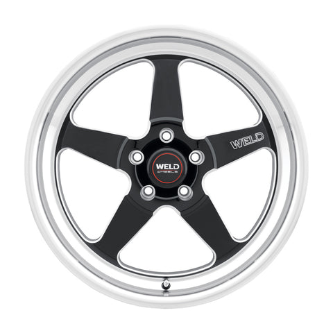 Weld S104 20x9.5 Ventura 5x135 ET13 BS5.75 Gloss BLK MIL DIA 87.1