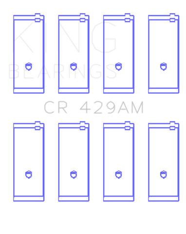 King Engine Bearings Toyota 2A/3A/4A (Size STD) Rod Bearing Set