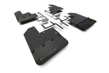 Rally Armor 19-25 Jeep JT Gladiator (Mojave/Rubicon) Black Mud Flap w/Grey Logo