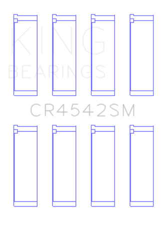 King Honda K-Series (Except A3) 16v 2.0L/2.3L/2.4L Connecting Rod Bearing Set (Set of 4)