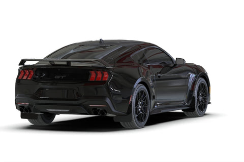 Rally Armor 2024+ Ford Mustang Black UR Mud Flap w/ Metallic Black Logo