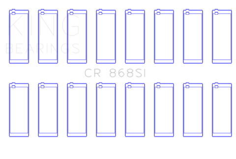 King Engine Bearings Ford 281CI/302CI/330CI 4.6L/5.0L/5.4L V8 Rod Bearing Set - Size STD