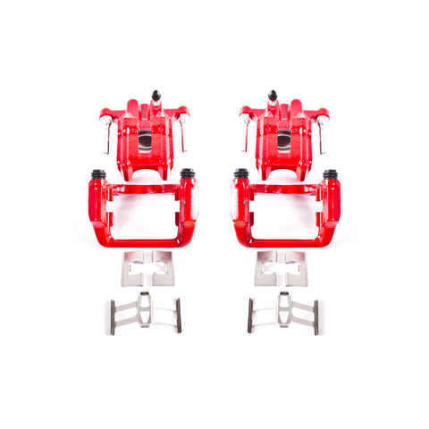 Power Stop 01-03 Acura CL Rear Red Calipers w/Brackets - Pair