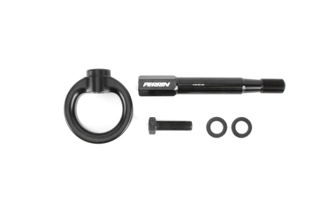 PERRIN 25-26 Subaru Forester (Base/Ltd-Prem-Sport-Touring Incl. Hybrid/Wldrns) FR Tow Hook Kit - Bk