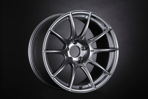 SSR GTX01 18x10.5 5x114.3 15mm Offset Dark Silver Wheel Evo X / G35 / 350z / 370z