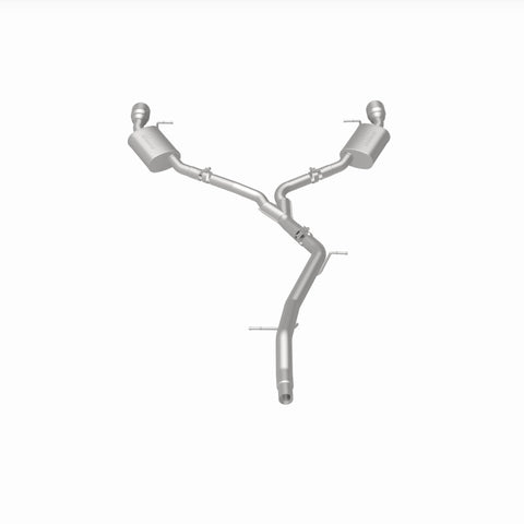 MagnaFlow 18-19 Audi A5 Dual Exit Polished Stainless CatBack Exhaust - 3in Main Piping Diameter