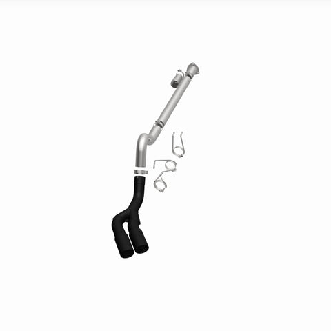 MagnaFlow 08-18 Ford F-250/F-350/F-450 4.6L/6.7 DPF-Back Black 4in Dual Single Rear Exit