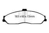 EBC 03-04 Cadillac XLR 4.6 Redstuff Front Brake Pads