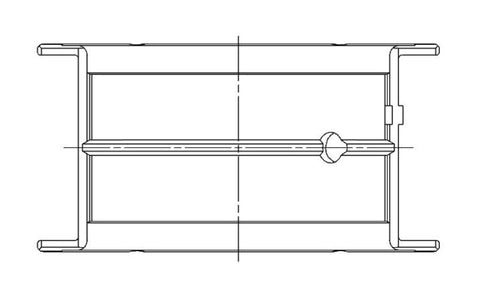 ACL Chevy 262/267/302/305/307/327/350 Race Series Standard Size Main Bearing Set
