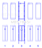 King Engine Bearings BMW N20/B20 Crankshaft Main Bearings