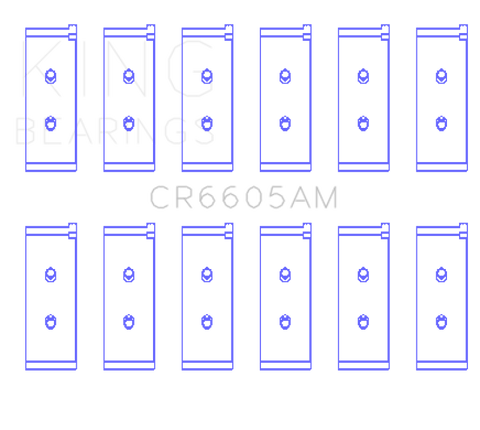 King Engine Bearings Toyota 5ME/5MGE/7MGE/7MGTE Rod Bearing Set - Size STD