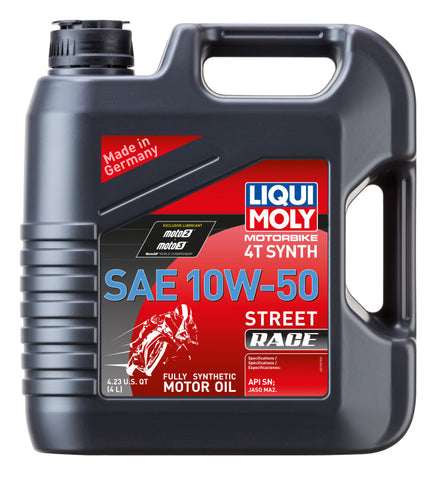 LIQUI MOLY 4L Motorbike 4T Synth SAE 10W50 Street Race