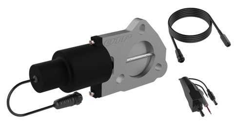 QTP 2.25in Bolt-On QTEC Electric Cutout Valve - Single