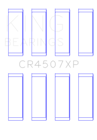 King Mazda MZR 2.3L 16V / Ford Duratec 2.3L 16V (Size .026) Connecting Rod Bearings (Set of 4)