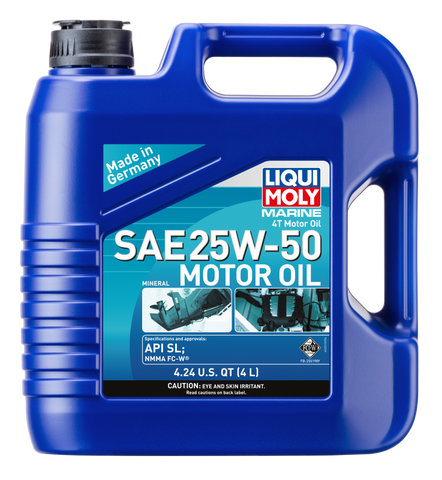 LIQUI MOLY 4L Marine 4T Motor Oil SAE 25W50