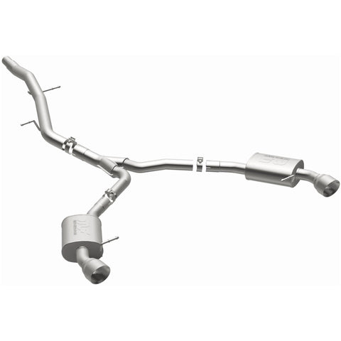 MagnaFlow 18-19 Audi A5 Dual Exit Polished Stainless CatBack Exhaust - 3in Main Piping Diameter