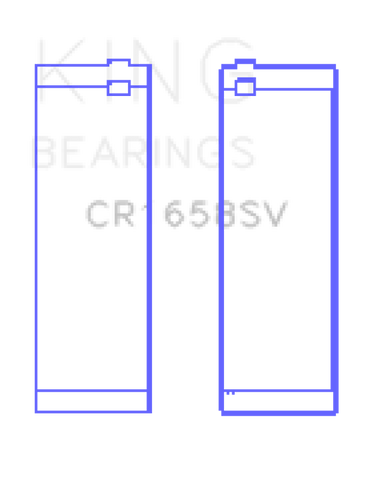 King Engine Bearings BMW N47 D20 A/N47S D20 D Sputter Replacement Connecting Rod Bearing Set