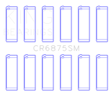 King Engine Bearings Mercedes Benz OM 642 Sputter Replacement Connecting Rod Bearing - Size +0.25mm