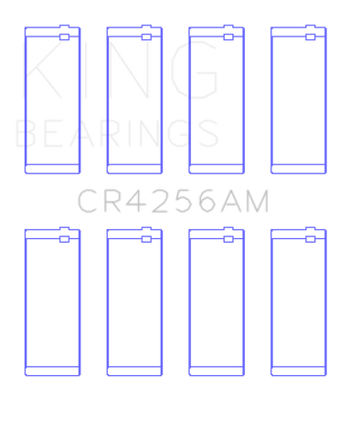 King Engine Bearings Chrysler 148/148 Turbo DOHC 16V/Jeep 148 DOHC 16V Rod Bearing Set - Size STD