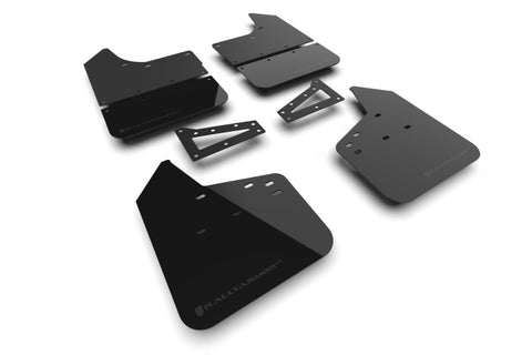 Rally Armor 23-25 Chevy Colorado ZR2 Black Mud Flap - Metallic Black Logo