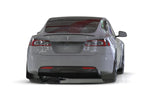 Rally Armor 21-25 Tesla Model S / S Plaid Black UR Mud Flap w/Red Logo