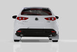 Rally Armor 19-25 Mazda3 Hatchback Black UR Mud Flap w/Red Logo