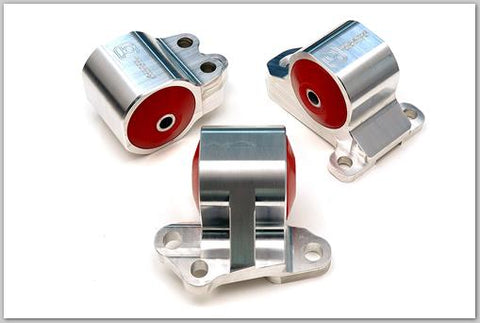 Innovative 92-95 Civic B/D Series Silver Aluminum Mounts 60A Bushings (3 Bolt)