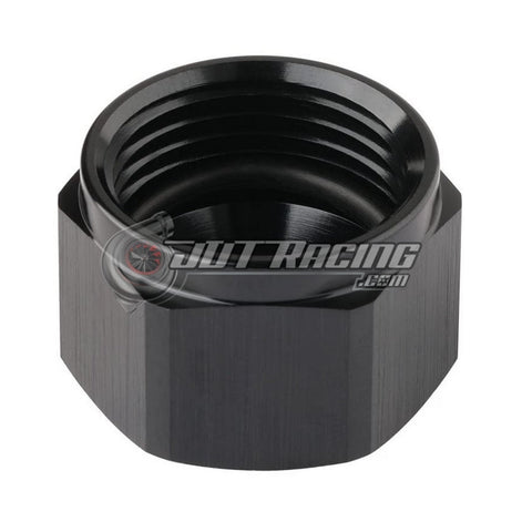 JDT Racing AN3 3AN Flare Cap w/ Internal O-Ring ORB Black Aluminum High Quality (Qty 12)