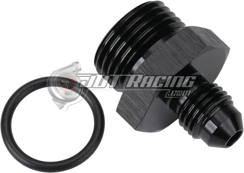 AN4 4AN Male Flare to AN8 8AN Male ORB Straight Adapter Fitting with O-Ring