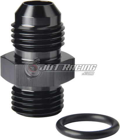 AN4 4AN Male Flare to AN4 4AN Male ORB Straight Adapter Fitting with O-Ring