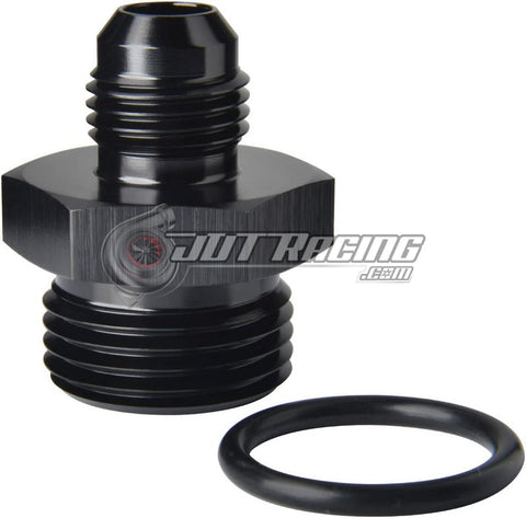 AN8 8AN Male Flare to AN12 12AN Male ORB Straight Adapter Fitting with O-Ring