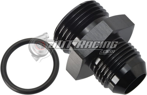 AN10 10AN Male Flare to AN12 12AN Male ORB Straight Adapter Fitting with O-Ring