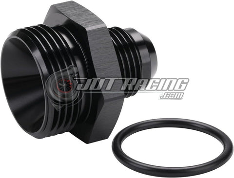 AN10 10AN Male Flare to AN16 16AN Male ORB Straight Adapter Fitting with O-Ring