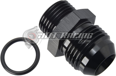 AN12 12AN Male Flare to AN8 8AN Male ORB Straight Adapter Fitting with O-Ring