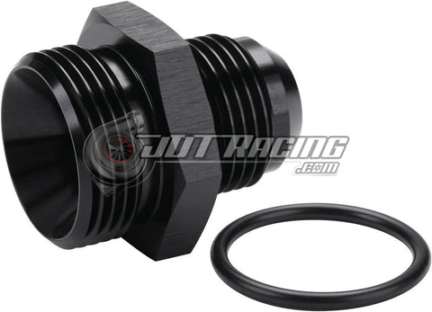 AN12 12AN Male Flare to AN16 16AN Male ORB Straight Adapter Fitting with O-Ring