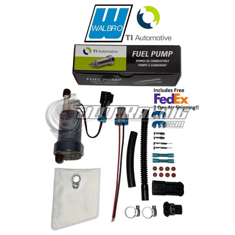 Genuine Walbro/TI Automotive E85 F90000267 450lph Fuel Pump & JDT Install Kit