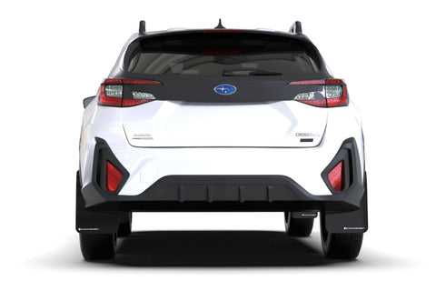 Rally Armor 24-25 Subaru Crosstrek Black UR Mud Flap Red Logo
