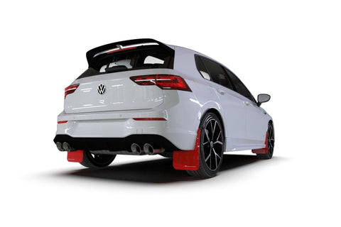 Rally Armor 22-25 VW MK8 Golf GTI/R Black UR Mud Flap w/Blue Logo