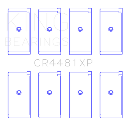 King Mitsubishi 4G63/4G64 6 Bolt 1st Gen DSM Performance Rod Bearing Set - Size +0.25mm