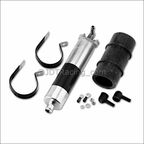 Walbro GCL627 340lph Inline High Pressure External Screw Fuel Pump with Install Kit