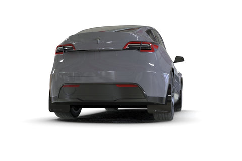 Rally Armor 20-26 Tesla Model Y, Juniper Y Black UR Mud Flap w/Dark Grey Logo