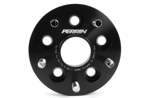 PERRIN Subaru/Toyota/Scion 25mm Wheel Adapter (Bolt-On Type) 5x100 to 5x114.3 w/56mm Hub - Pair