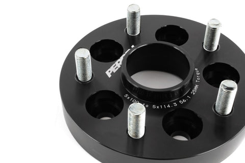 PERRIN Subaru/Toyota/Scion 25mm Wheel Adapter (Bolt-On Type) 5x100 to 5x114.3 w/56mm Hub - Pair