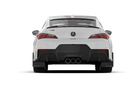 Rally Armor 23-25 Acura Integra A-Spec Black UR Mud Flap W/Red Logo (No Drilling Req.)