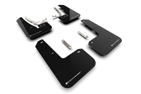 Rally Armor 22-25 VW MK8 Golf GTI/R Black UR Mud Flap w/White Logo