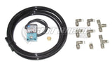 3 Port MAC Valve & Nickel Plated Push Lock Fitting Kit for Boosted Turbo vehicle