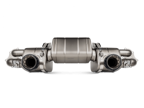 Akrapovic 2020+ Porsche Cayman GT4 (718) Slip-On Race Line (Titanium) (Req Tips / Option 2)