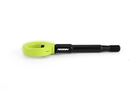 PERRIN 18-21 Subaru WRX & STI / 13-25 BRZ / 17-20 Toyota 86 Tow Hook Kit (Front) - Neon Yellow