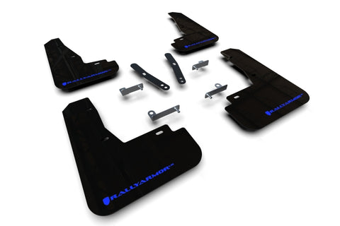 Rally Armor 22-25 Kia EV6 Black UR Mud Flap Blue Logo